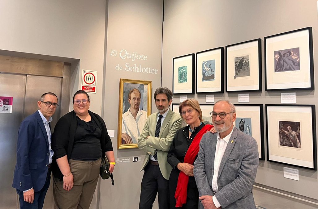 Altea present a l’exposició “El Quixot de Schlotter” a la Casa Museu Blasco Ibáñez de València