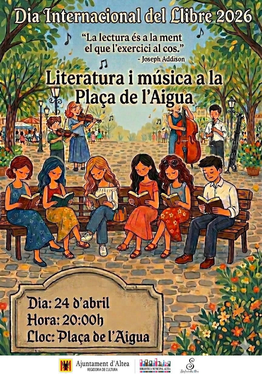 Literatura i música a la Pl. de l’Aigua