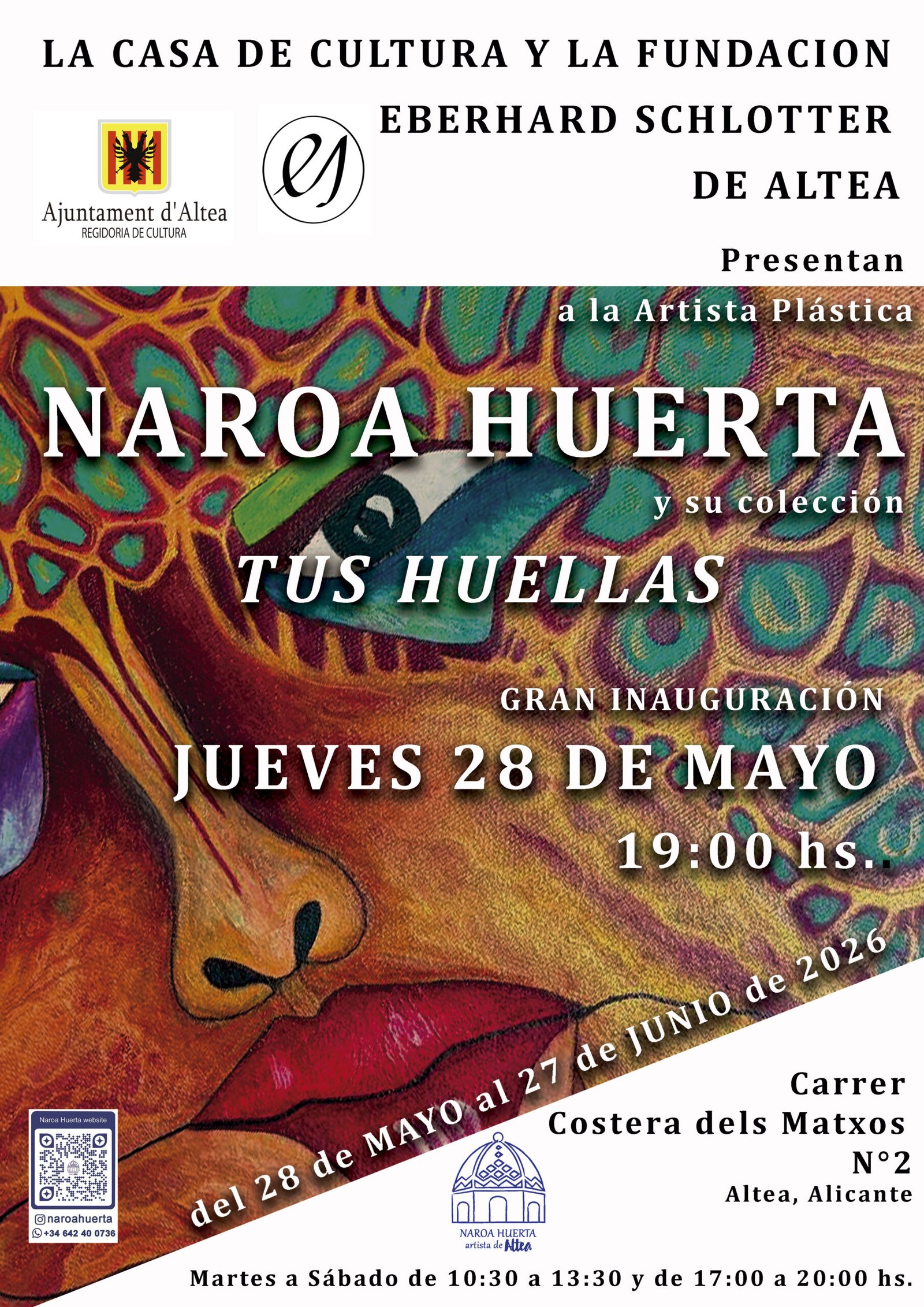 EXPO: “TUS HUELLAS” (NAROA HUERTA) EXPO: “TUS HUELLAS” (NAROA HUERTA)