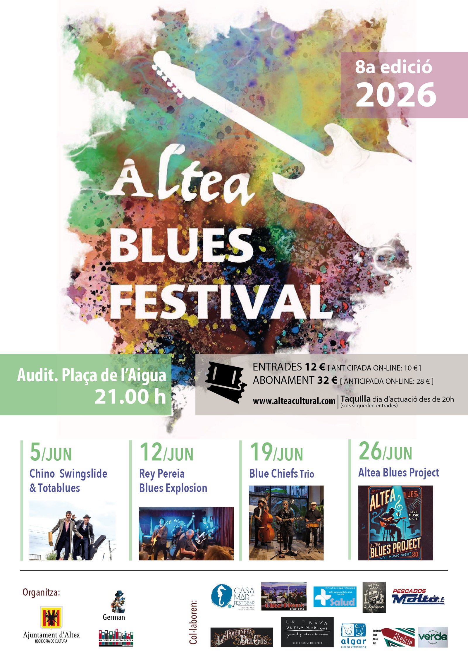 Chino Swingslide & Totalblues – Altea Blues Festival 2026