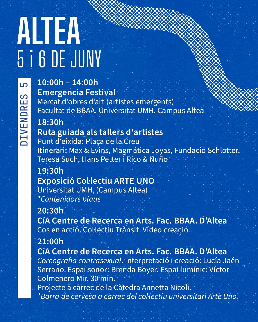 CíA Centre de Recerca en Arts – NIT DE L’ART ALTEA 2026 