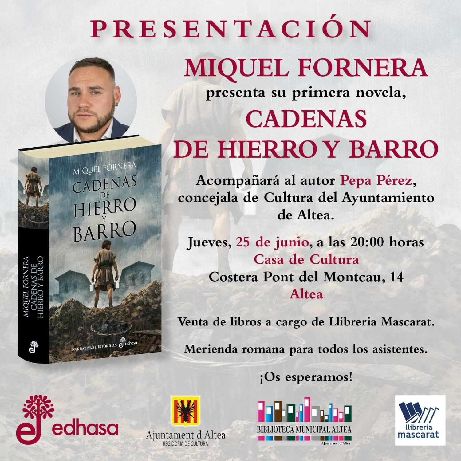 Present. llibre: “Cadenas de hierro y barro”