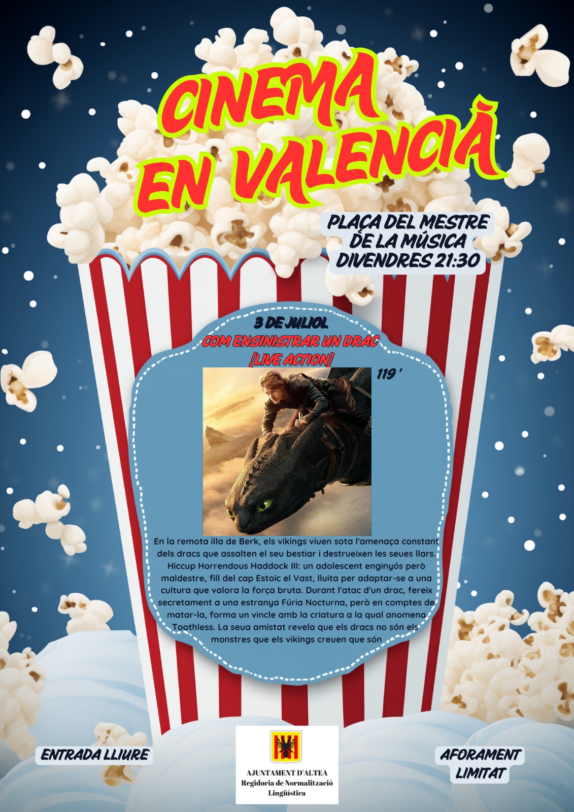 CINEMA EN VALENCIÀ: “COM ENSINISTRAR UN DRAC (LIVE ACTION)”