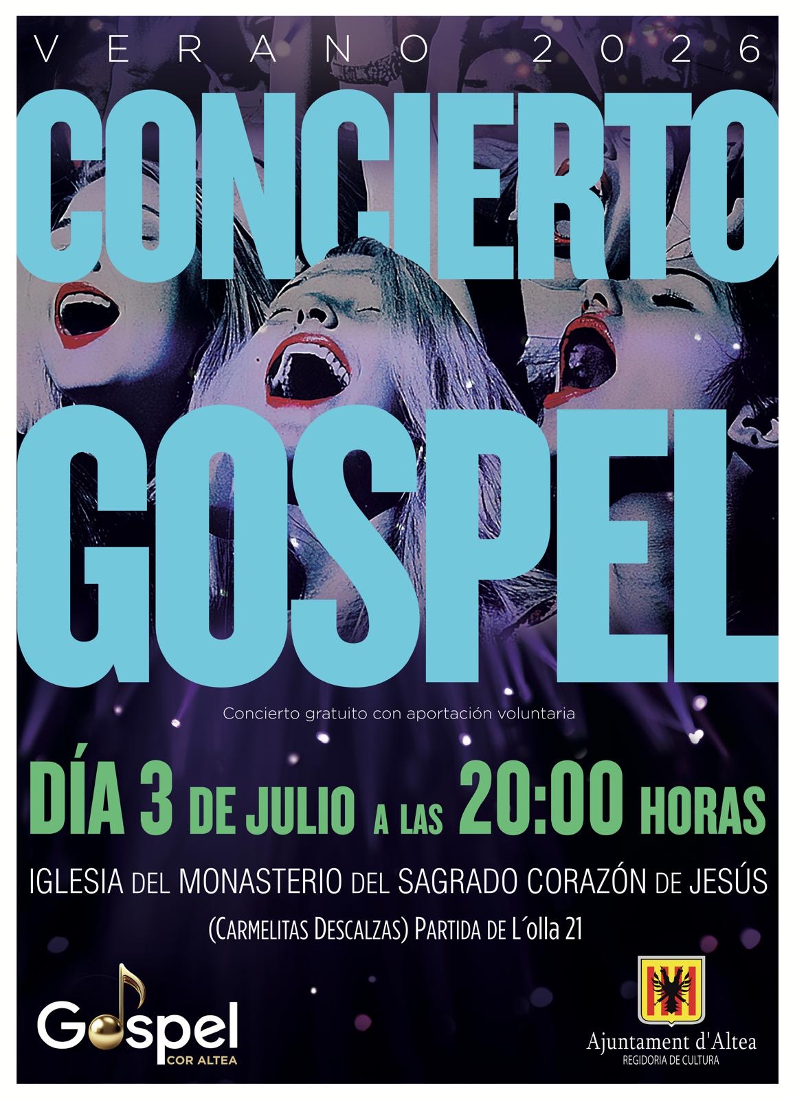 CONCIERTO GOSPEL – VERANO 2026