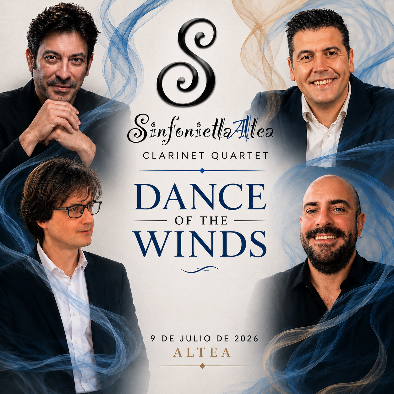 CONCERT SINFONIETTA ALTEA CLARINET QUARTET – Música a Boqueta Nit 2026