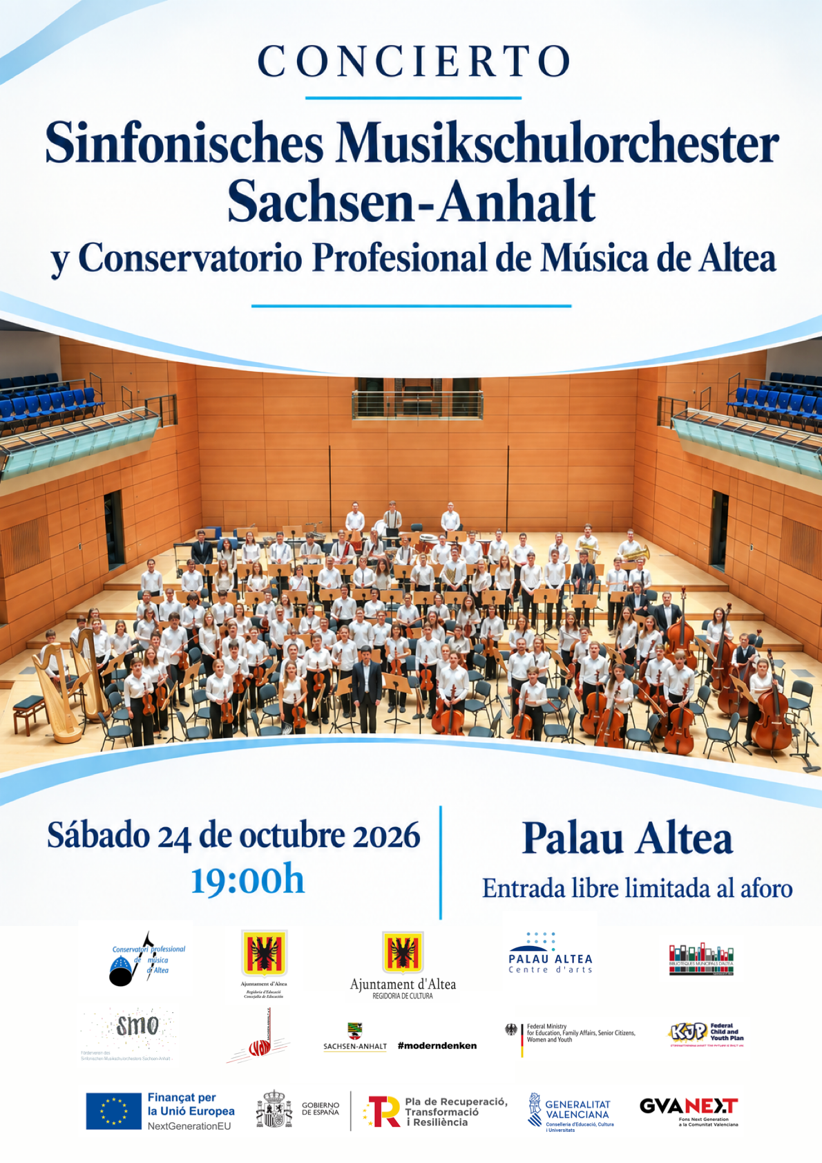 Concert de la SMO Sachsen-Anhalt & Conservatorio Profesional de Música de Altea