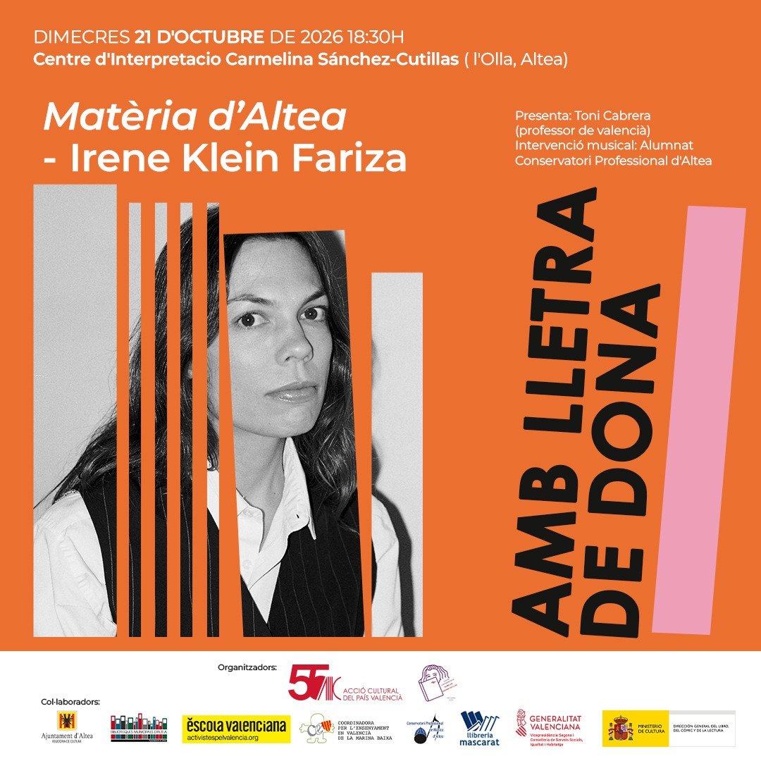 Presentació del llibre “Matèria d’Altea”