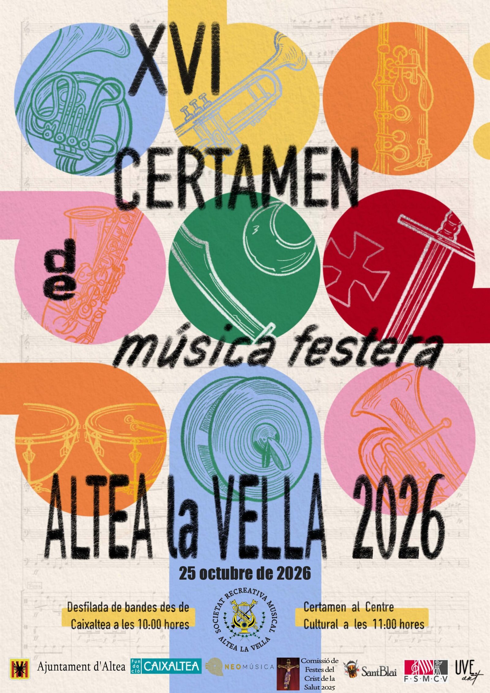 XVI Certamen de Música Festera d’Altea la Vella XVI Certamen de Música Festera d’Altea la Vella