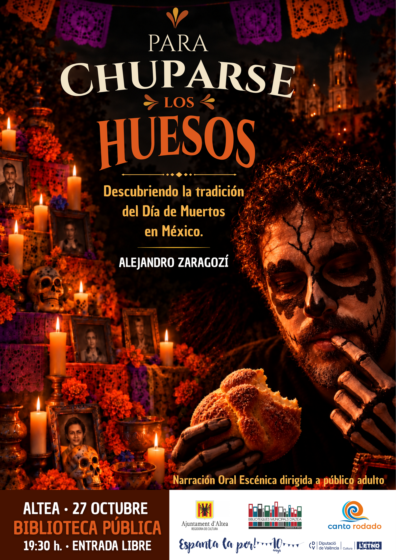 Narración oral escénica: “Para chuparse los huesos”
